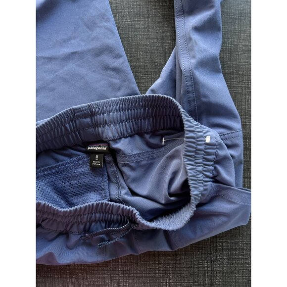 Patagonia Kids 10 Large Drawstring Jogger Pants Blue Pocket Elastic Waist - Picture 9 of 13